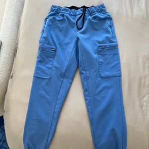 figs scrub pant ceil blue